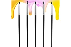 5Pcs Silicone Tip Paint Pen for Hair Carving, Clay Sculpting, Nail Art Sculpture