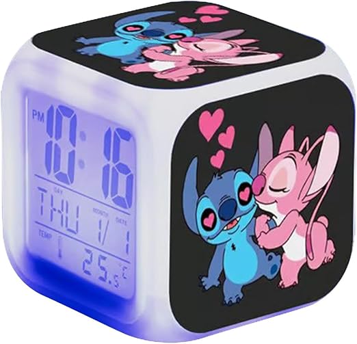 Alarm Clocks Bedside LED Anime Digital Alarm Clock Small Size Mini