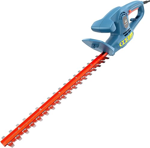 Miniatura 9 de SENIX HTE3.8-L 120V 3.8 Amp 21 pulgadas - Cortasetos eléctrico con cable, herramienta de jardín para recortar arbustos, arbustos y más, cuchillas de