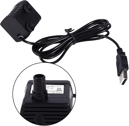 Miniatura 3 de USB sumergible DC 5 V 2 W 200L  H ultra silenciosa mini fuente bomba micro sin escobillas para acuario