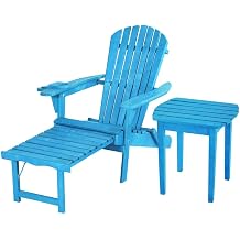 SW2005SB-CL1ET1 Adirondack Bistro Set, Sky Blue