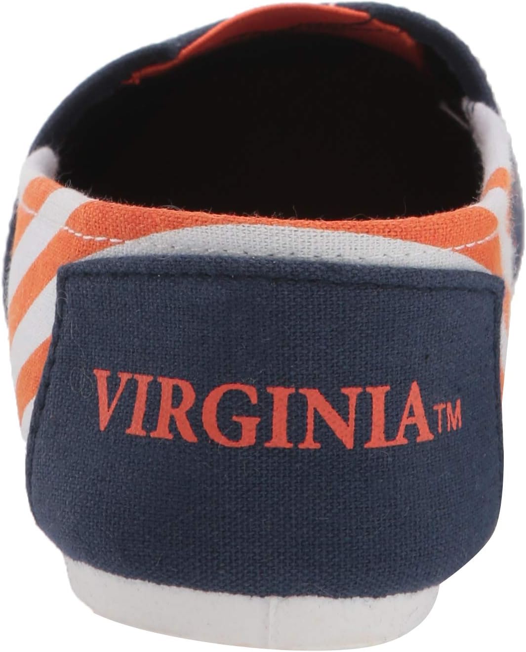 FOCO Virginia Cavaliers NCAA Womens Stripe Canvas Shoes - M