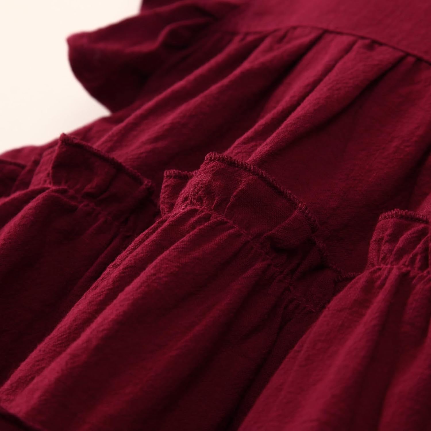 Toddler Baby Girl Dress Summer Cotton Linen Ruffle Halter Sleeveless Kids Casual Beach Party Dresses 1-6 Years - Image 6