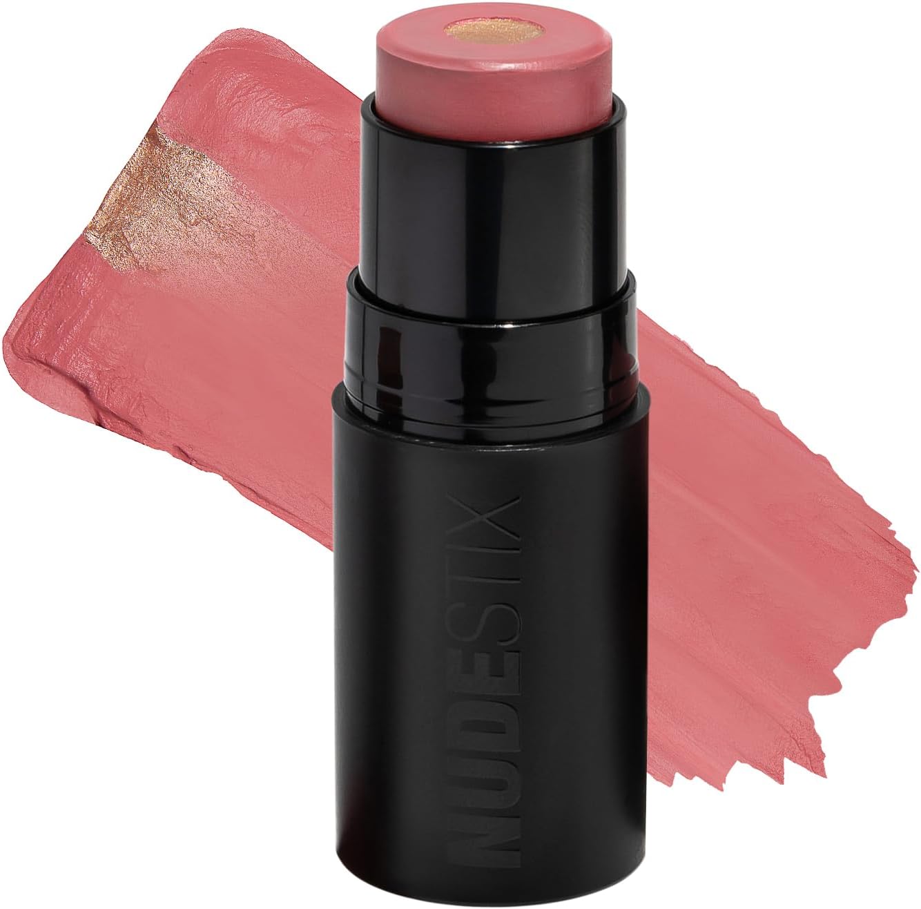 Nudies Matte + Glow Core – Dual-Core Cream Blush Stick with Matte Color & Radiant Glow Balm for Cheeks, Eyes & Lips | With Ceramides, Peptides & Vitamin E