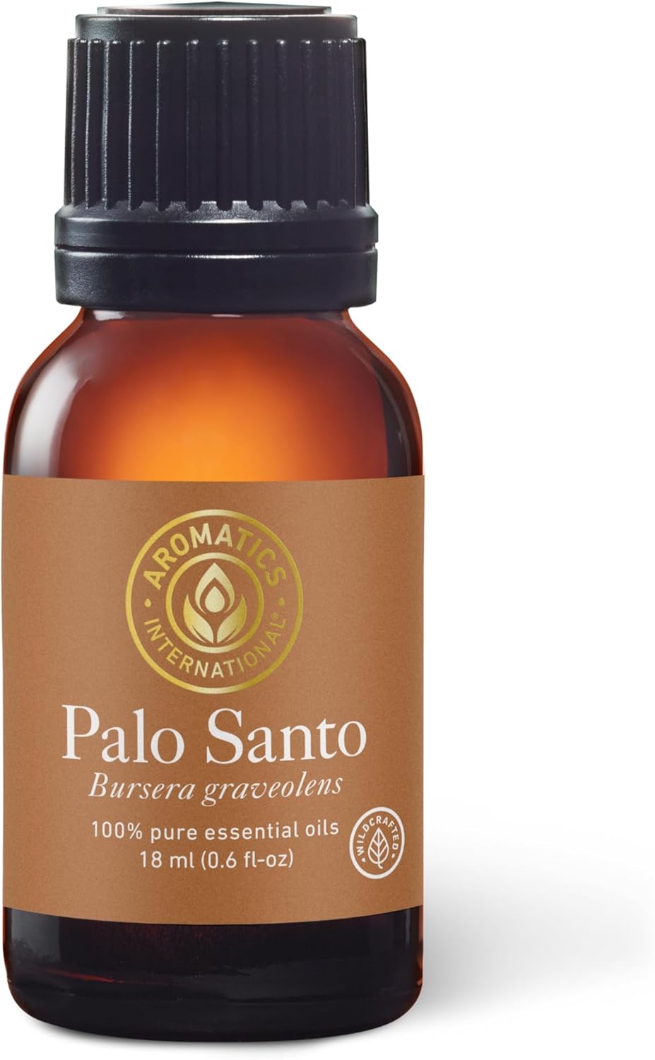 Aromatics International Premium Organic Palo Santo Holy Wood Essential Oil 18ml | 100% Pure Essential Oil for Diffusion & Aromatherapy