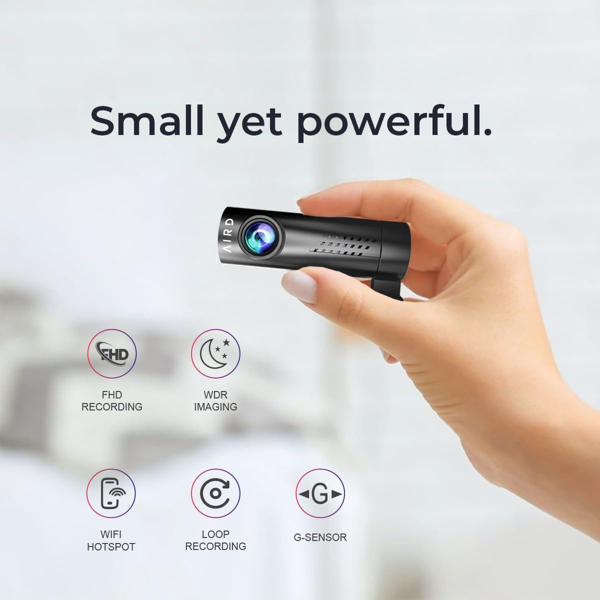 AIRD NEO D100 Dash Cam for Car | Full HD 1080p | 150° Wide Angle | Super Night Vision | Built-in WiFi | G-Sensor & Parking Monitor | Free 64GB Card | Supports up to 128GB | Built for Indian Roads 4