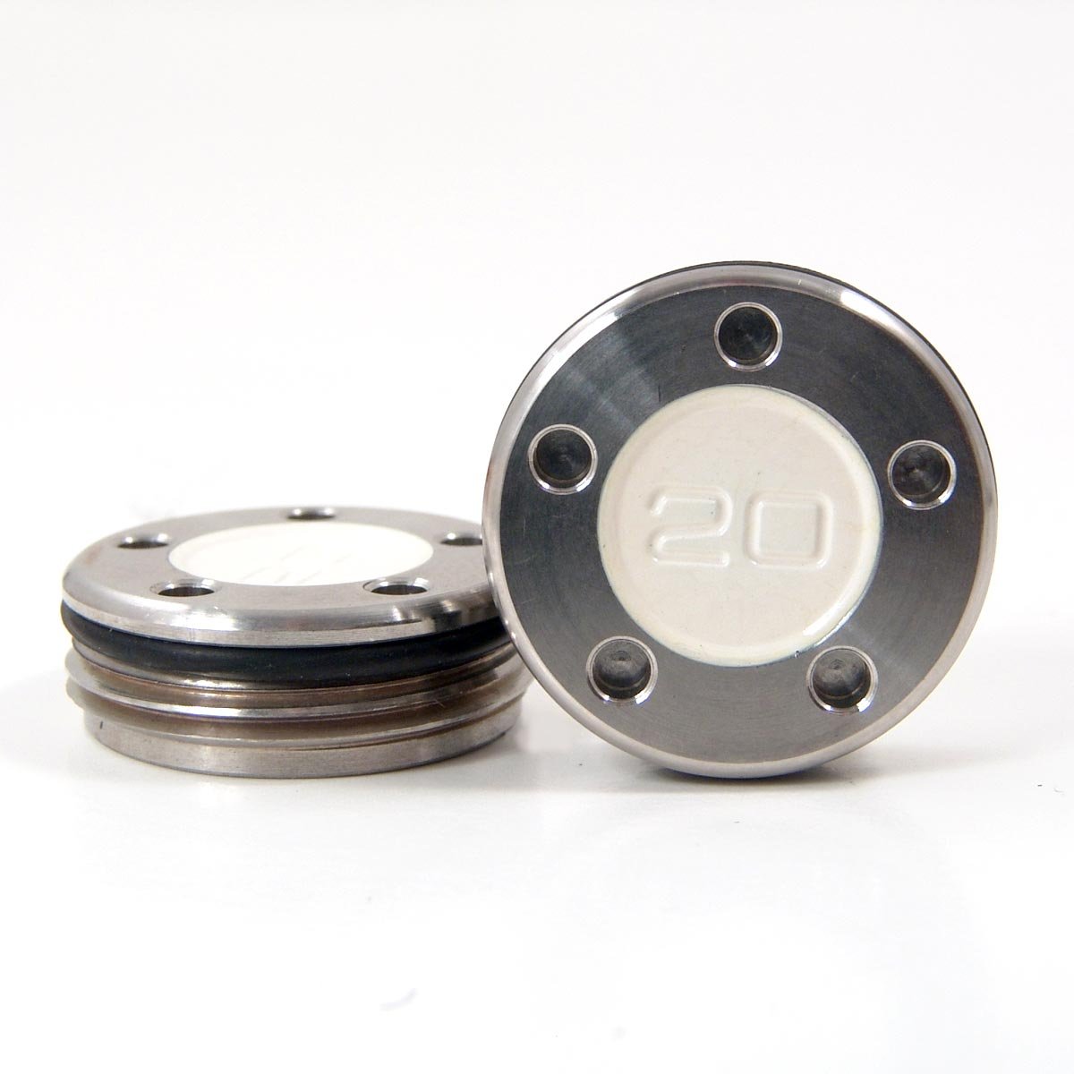 19th Hole Custom Shop 2 of 20g White Weight for Scotty Cameron Putters with Wrench Tool (Gold)