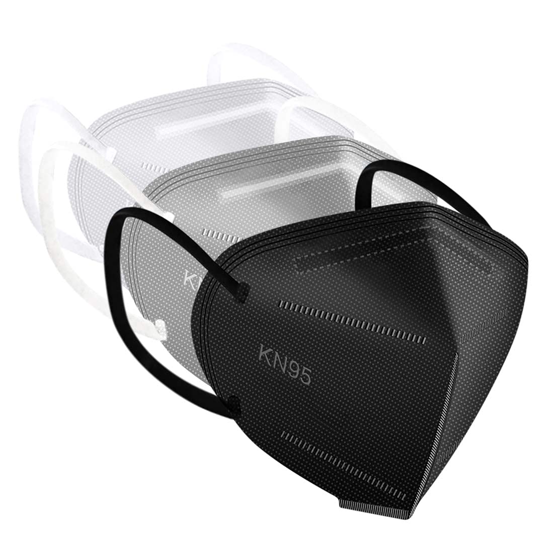 Sky Vogue Polypropylene Reusable, Washable 5 Layer Nonwoven Fabric K95 Face Mask with Valve to Protect Mouth Droplets, Dust and Pollution For Men, Women - Pack of 25 (White, Black, Grey) (B094733H3J) Amazon Price History, Amazon Price Tracker