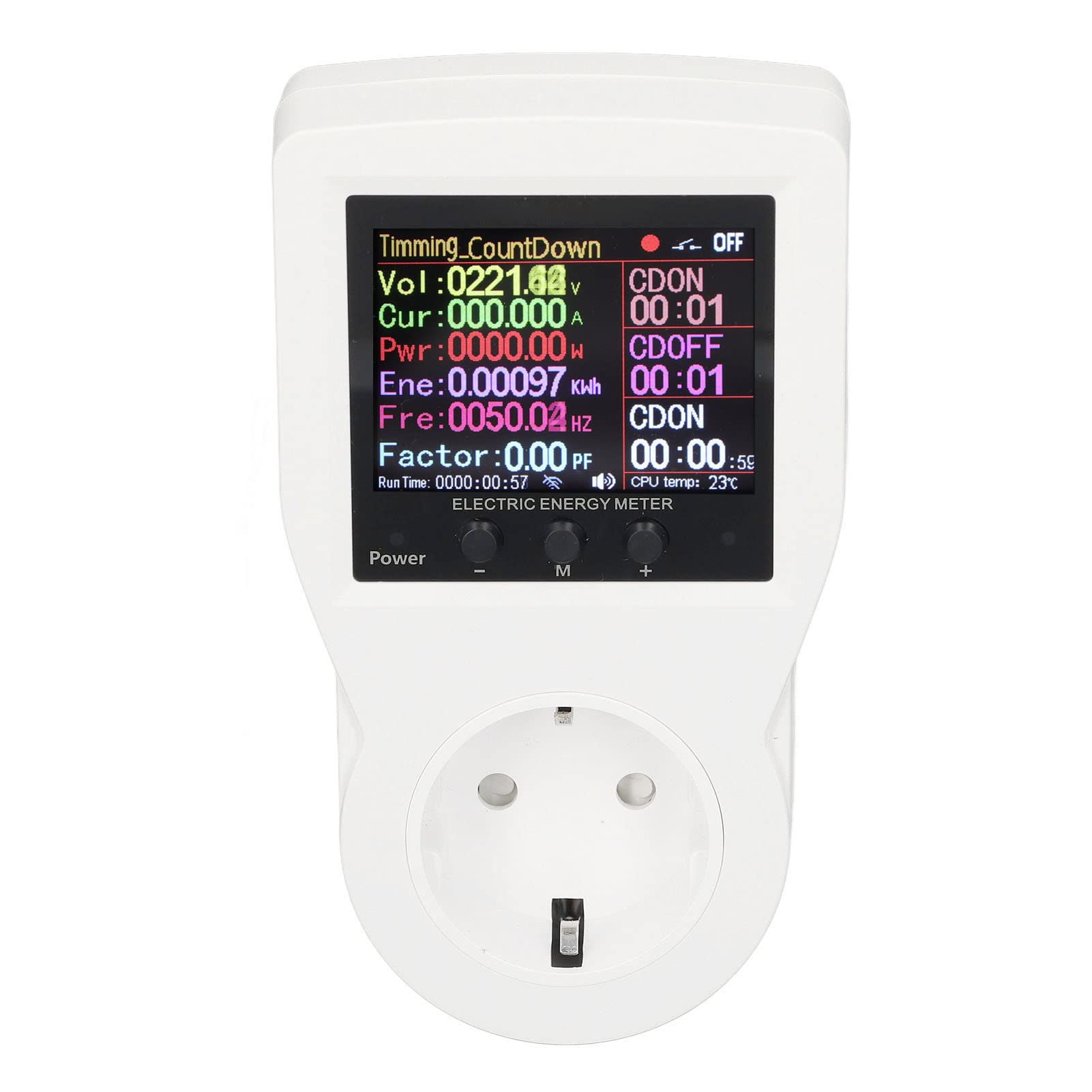WiFi Intelligent Socket, Remote Control 3680W 16A AC85‑265V Timing Function Display Alarm WiFi Intelligent Outlet for Home for Restaurant (EU Plug)-image-34