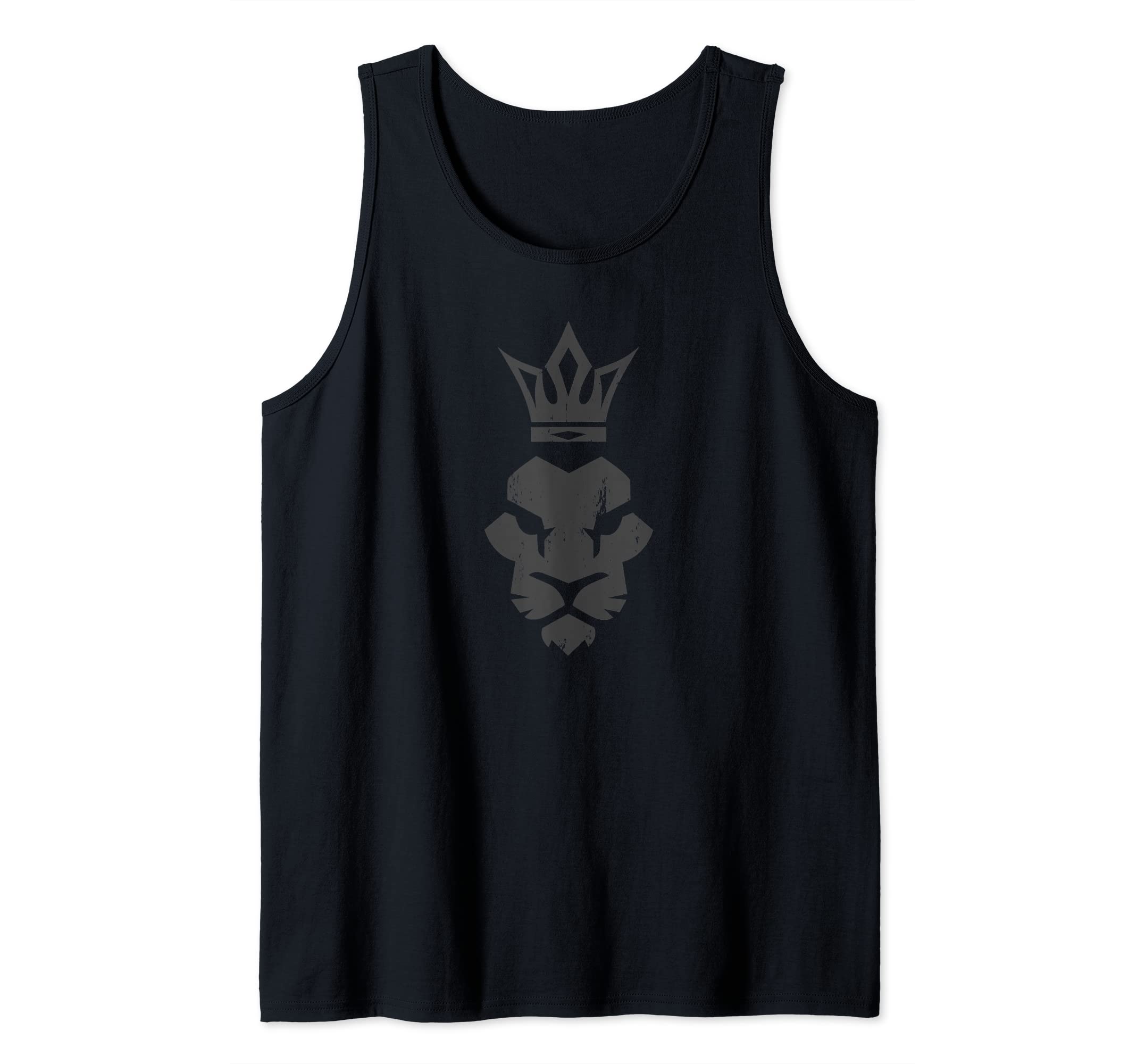 Grunge Lion Logo Tank Top