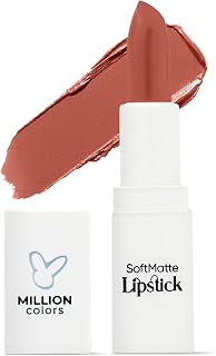 Million Colors Creamy Matte Hydrating Lipstick| Infused With Almond Oil and Vitamin E| Long Lasting, Nourishing and Intens... Price In India