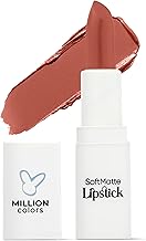 Million Colors Creamy Matte Hydrating Lipstick| Infused With Almond Oil and Vitamin E| Long Lasting, Nourishing and Intense Hydration (Clay Crush,07)