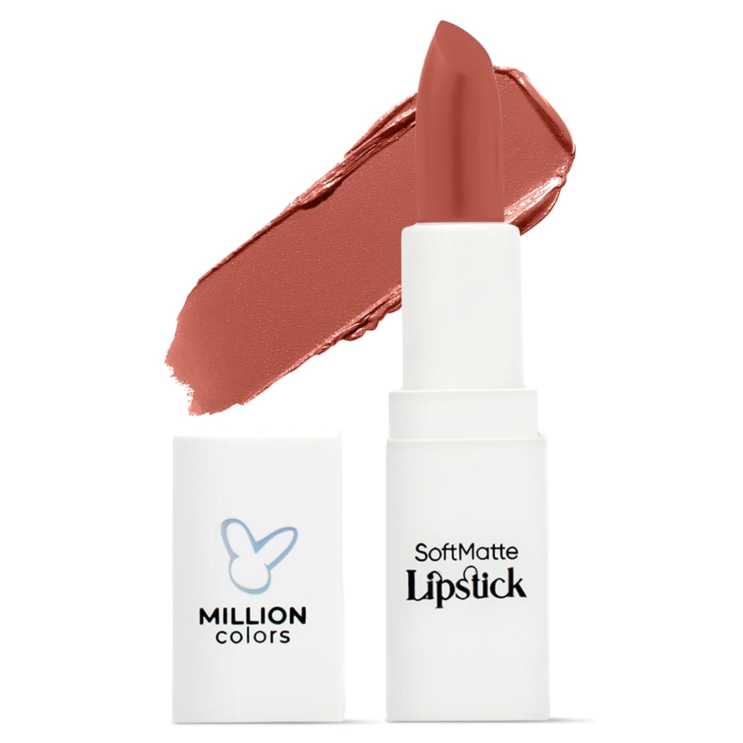 Million Colors Creamy Matte Hydrating Lipstick| Infused With Almond Oil and Vitamin E| Long Lasting, Nourishing and Intens...
