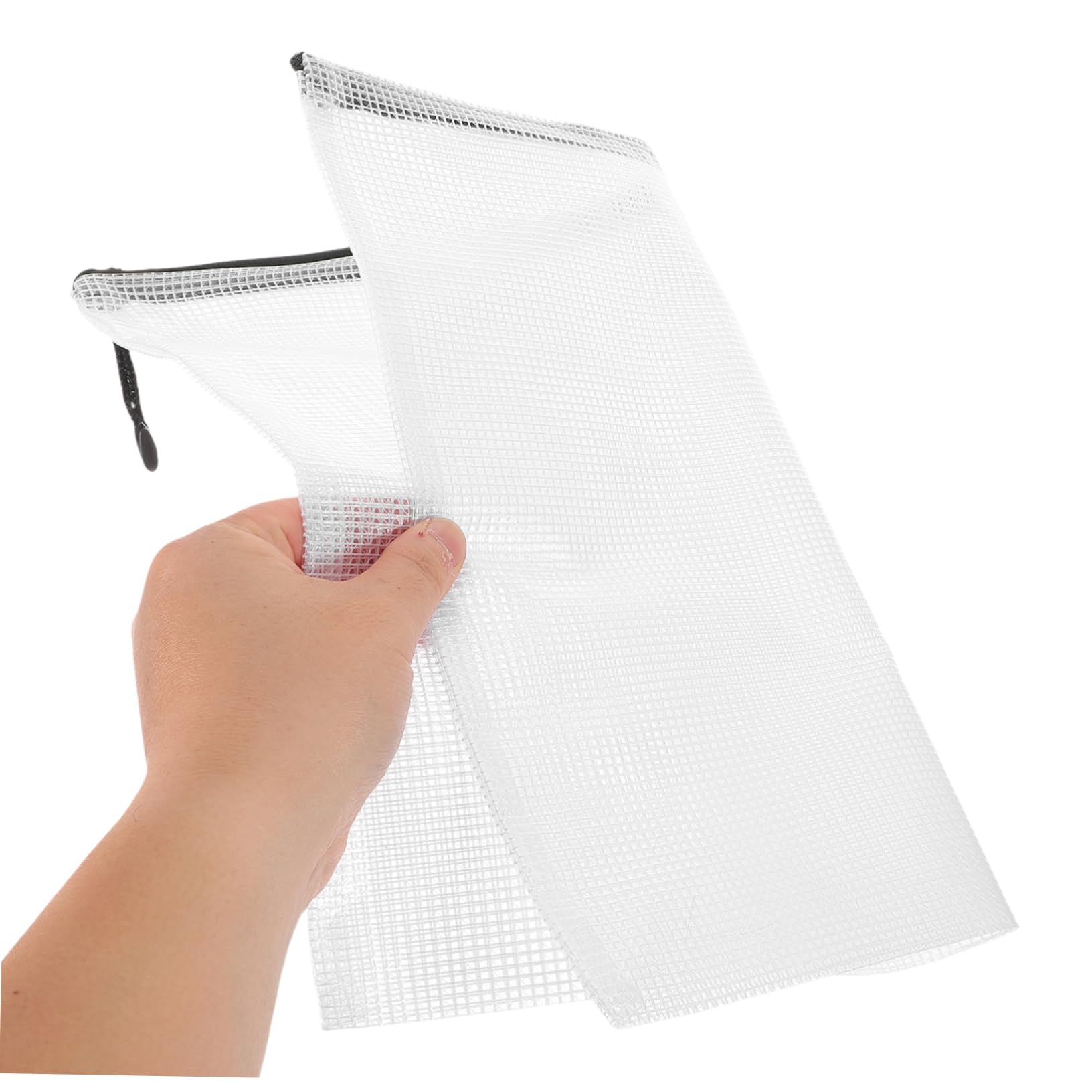 Gadpiparty 16pezzi Borse Rete Cerniera in Pvc Spesso Formato Organizer Per Documenti e Materiali Da Ufficio Chiusura Rapida e Pratica Ampia Capacità e Facile Visualizzazione Del Contenuto