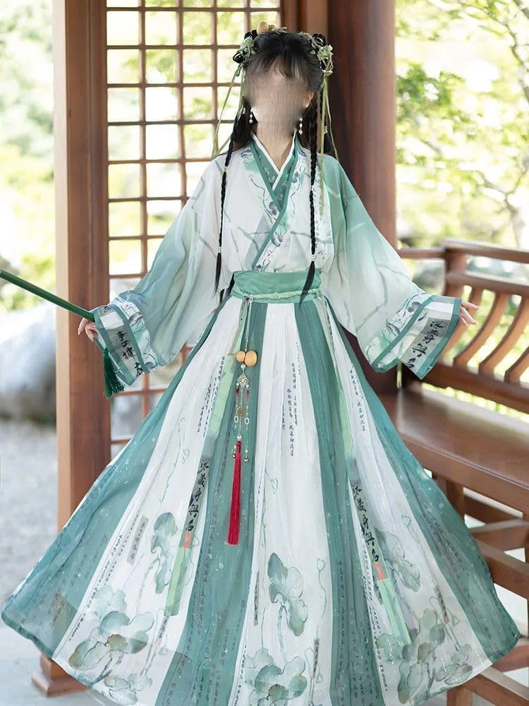 Amazon.com: Women Chinese Traditional Hanfu Costumes Ancient Clothes Wei  Jin Dynasty Crossed Collars Folk Dance Dresse 3pcs Set 1 XS: Clothing,  Shoes & Jewelry