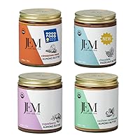 Vista 32 de JEM Organics Cashew Cardamom Sprouted Almond Nut Butter, Organic, All Natural,Gluten-Free, Vegan, Paleo, Keto Snack, 16 oz Jar, Single Pack