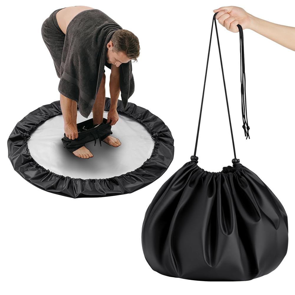 Alaoo PVC Wasserdicht Wechselmatte Neoprenanzug, Hygienische Fußmatte, Tauch-Umkleidematte Praktische, Neoprenanzug-Wickelunterlage, Wetsuit Strand Surf-Wickelmatte für Schwimmen Freien Sport,110cm