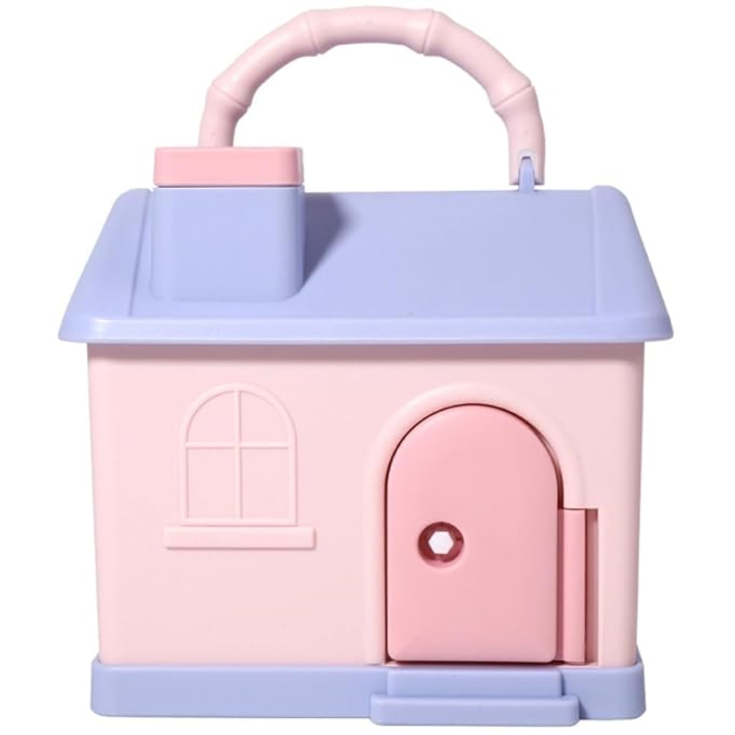House Shape Money Piggy Bank for Kids – Fun House Shaped Coin Collection Box with Bright Pink and Playful Stickers, Easy-to-Use Savings Storage for Age 2 and Up, Durable Plastic (Pink) (B0DGQYCC98) Amazon Price History, Amazon Price Tracker