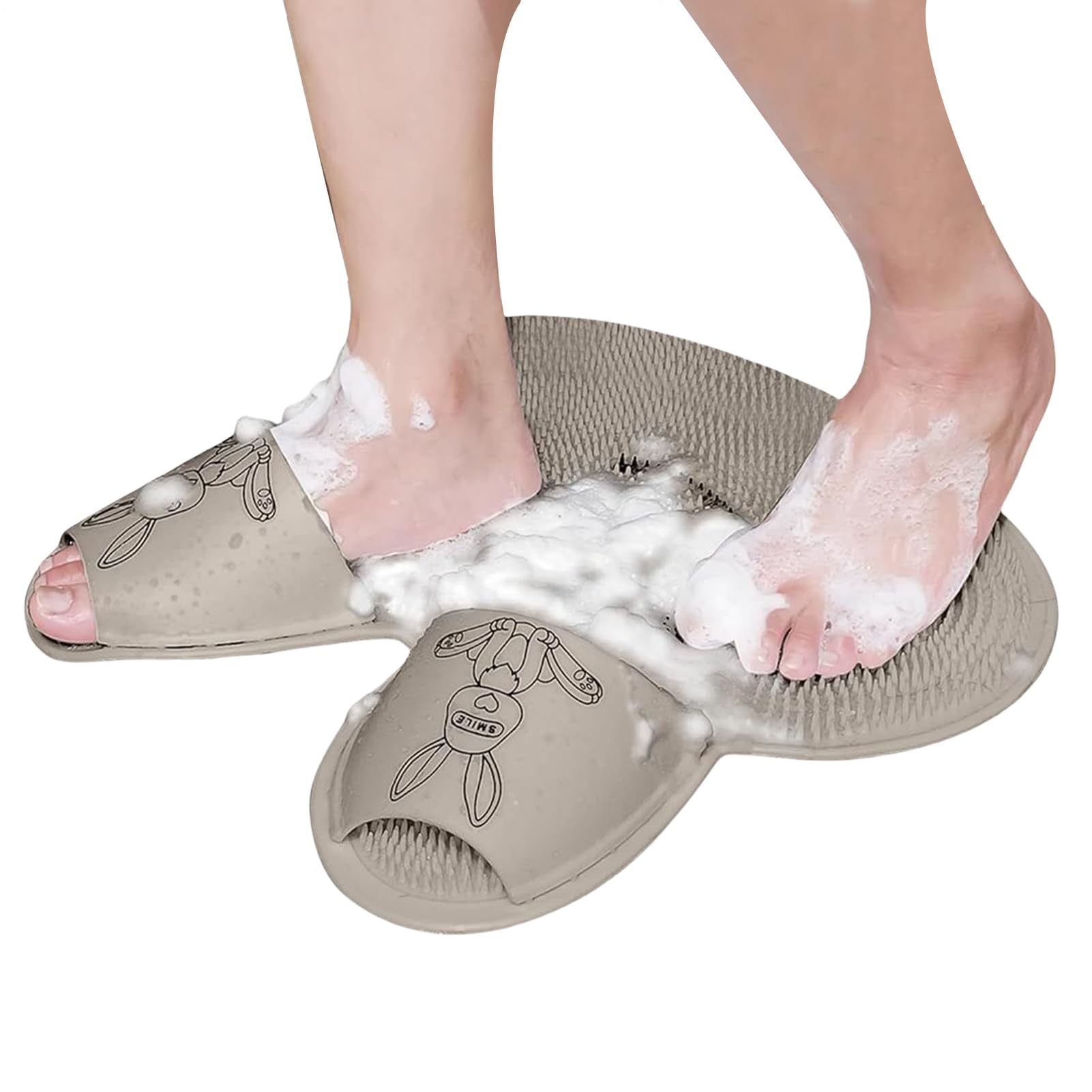 Exfoliador de Pies para Ducha Exfoliador De Silicona Para Ducha | Cepillo Antideslizante Limpieza de Pies Accesorios Baño para Unisex Adultos y Mayores Exfoliación