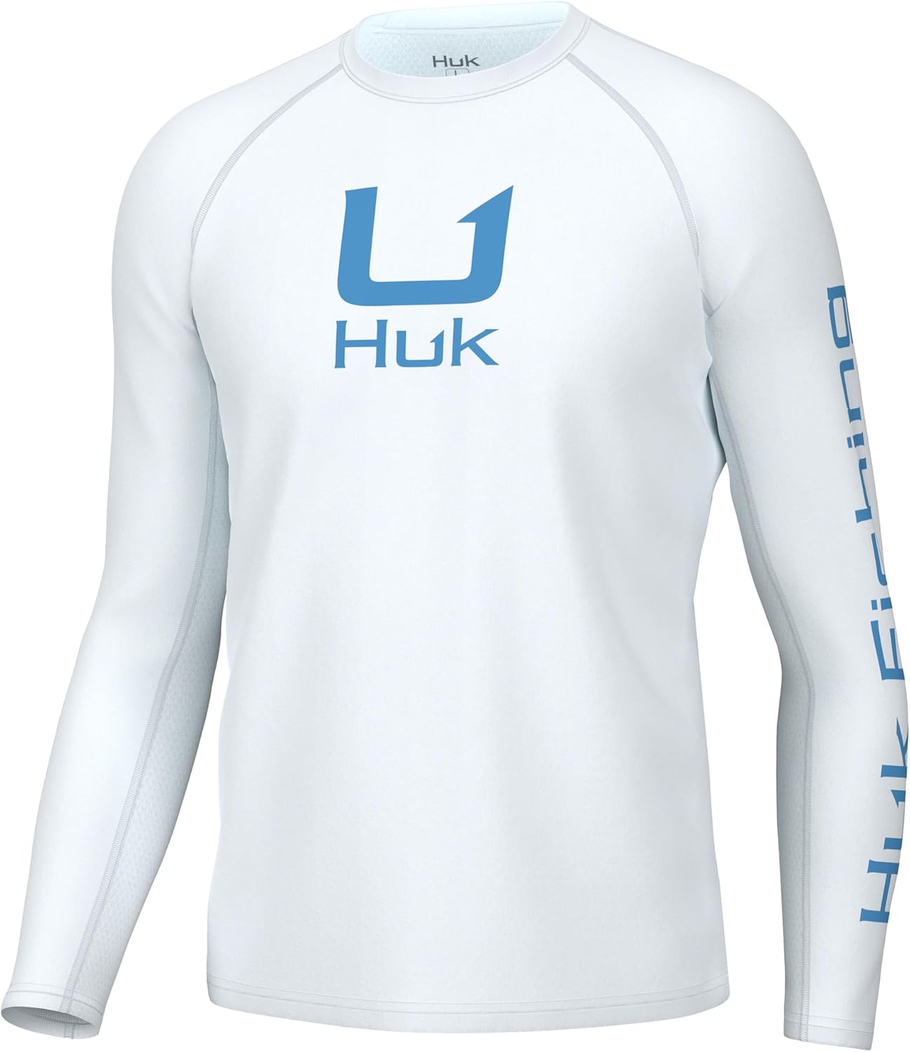 HUK Men's Icon X Crew, Long-Sleeve Performance Fishing Shirt