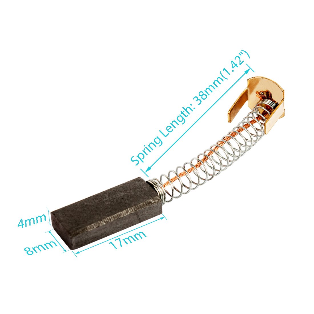Aexit 2-Piece Carbon Brushes 20x5x4mm – Replacement Motor Brushes For Power Tools, Miter Saws, Drills