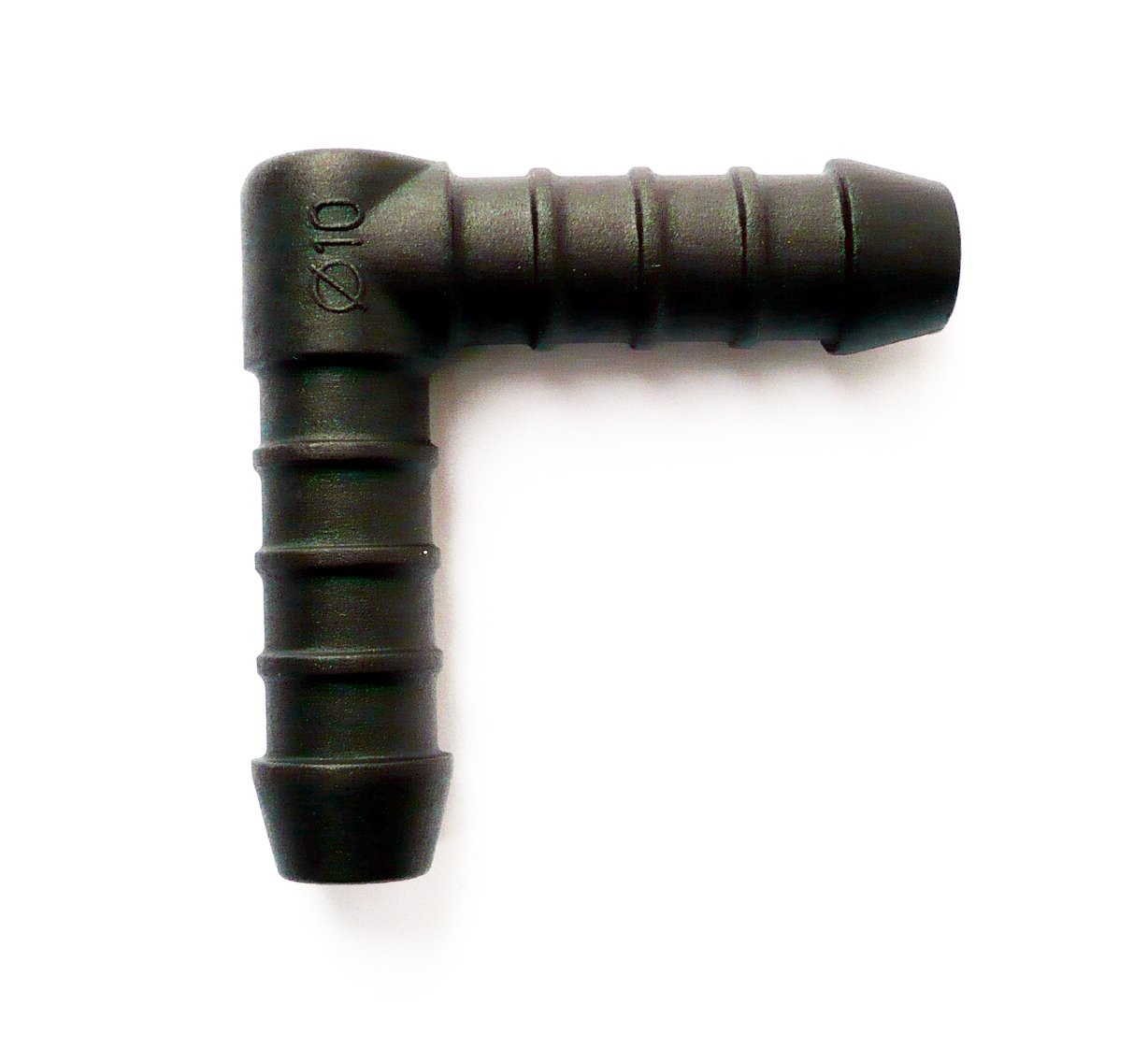 Hose Pipe Elbow Connector Barbed to Hose Tails 10 mm. PACK OF 2