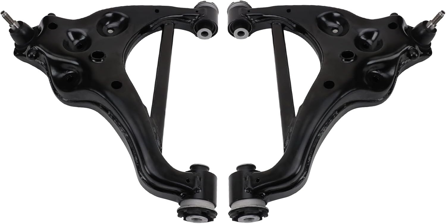 trq front lower control arm with ball joint set driver and passenger side compatible with 2015-2020 ford f-150 2018-2024 ford expedition 2018-2024 lincoln navigator psa34664