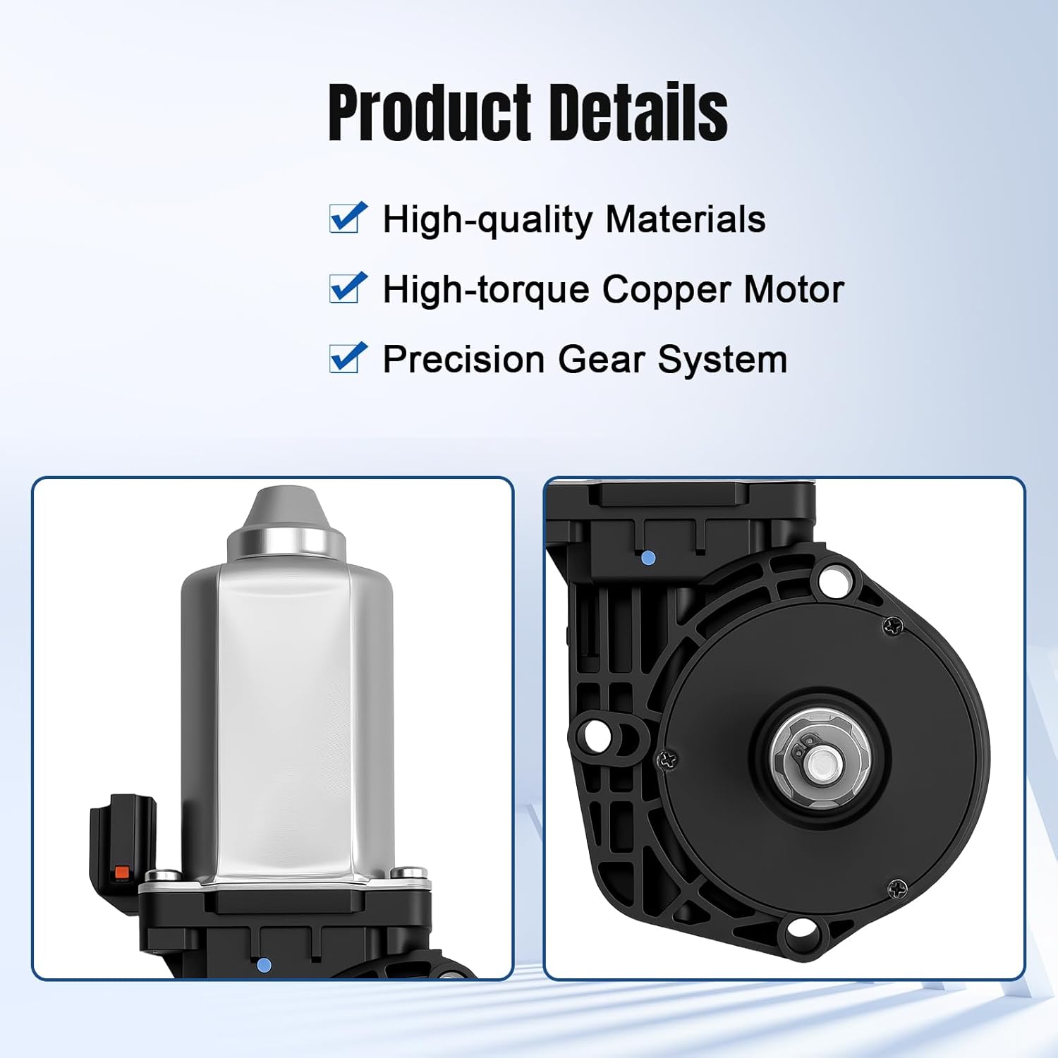 Front Right Passenger or Rear Left Driver Side Power Window Motor Compatible with 1992-2011 Ford Crown Victoria Mercury Grand Marquis, 90-11 Lincoln Town Car, Mercury Marauder 2003-2004,742-253