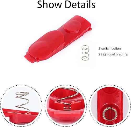 Miniatura 5 de 2 unids limpiador cabeza clip pestillo pestaña botón reemplazo para Dyson V7 V8 V10 V11 V15 aspiradora accesorios pieza