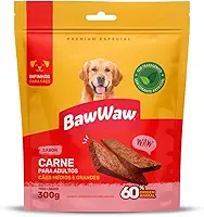 Bifinho Baw Waw para cães sabor Carne 300g