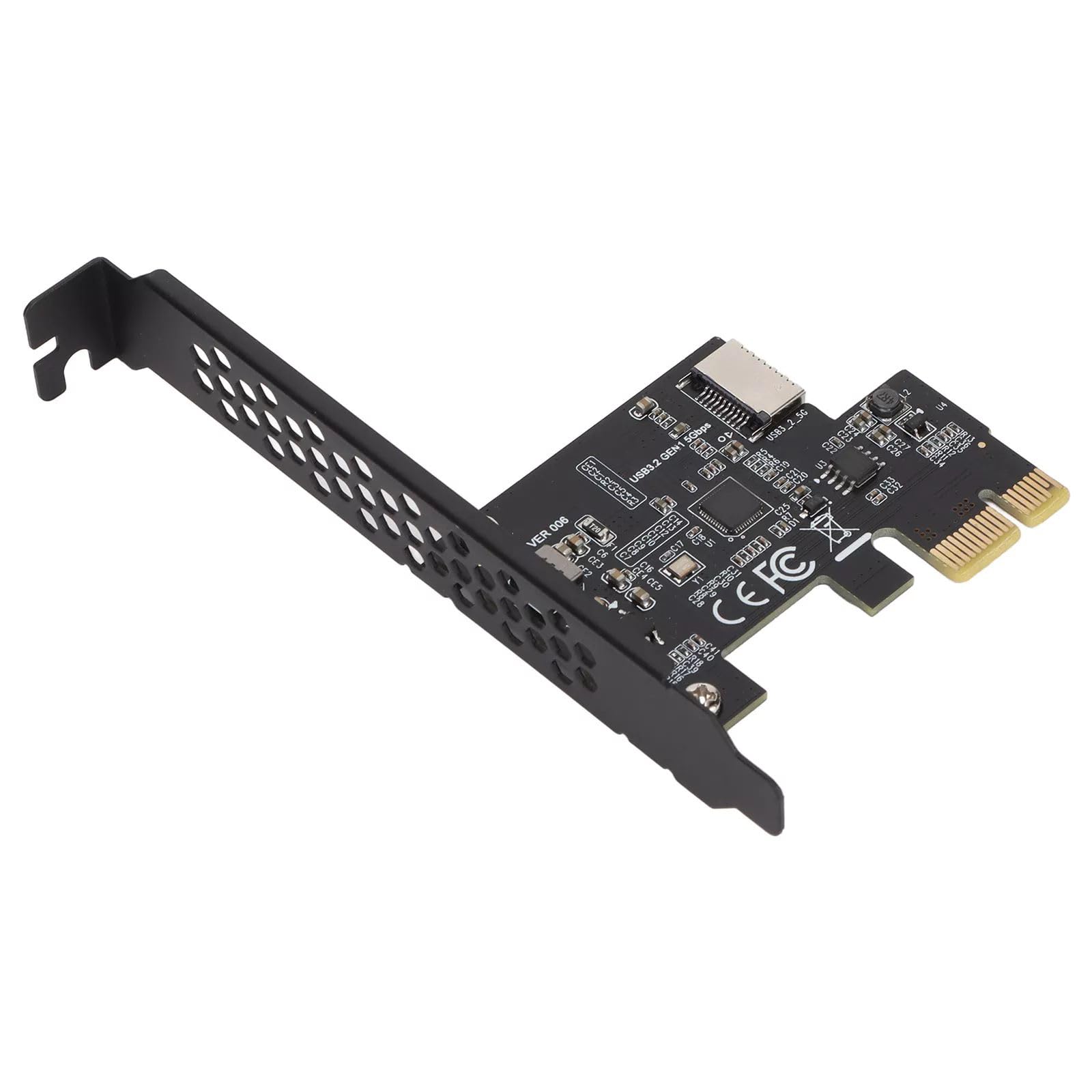 Replacement PCI-E to USB3.2 GEN1 Expansion Card Front Type-E A-Key ASM1042A Adapter