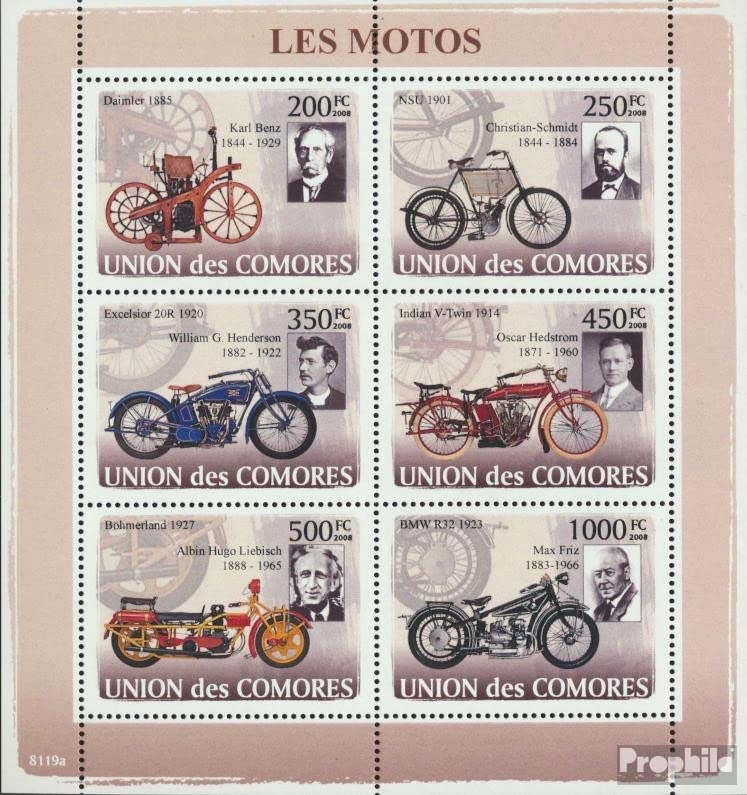 Comores Bloc-feuillet 432 (complète. Edition.) Neuf Avec Gomme