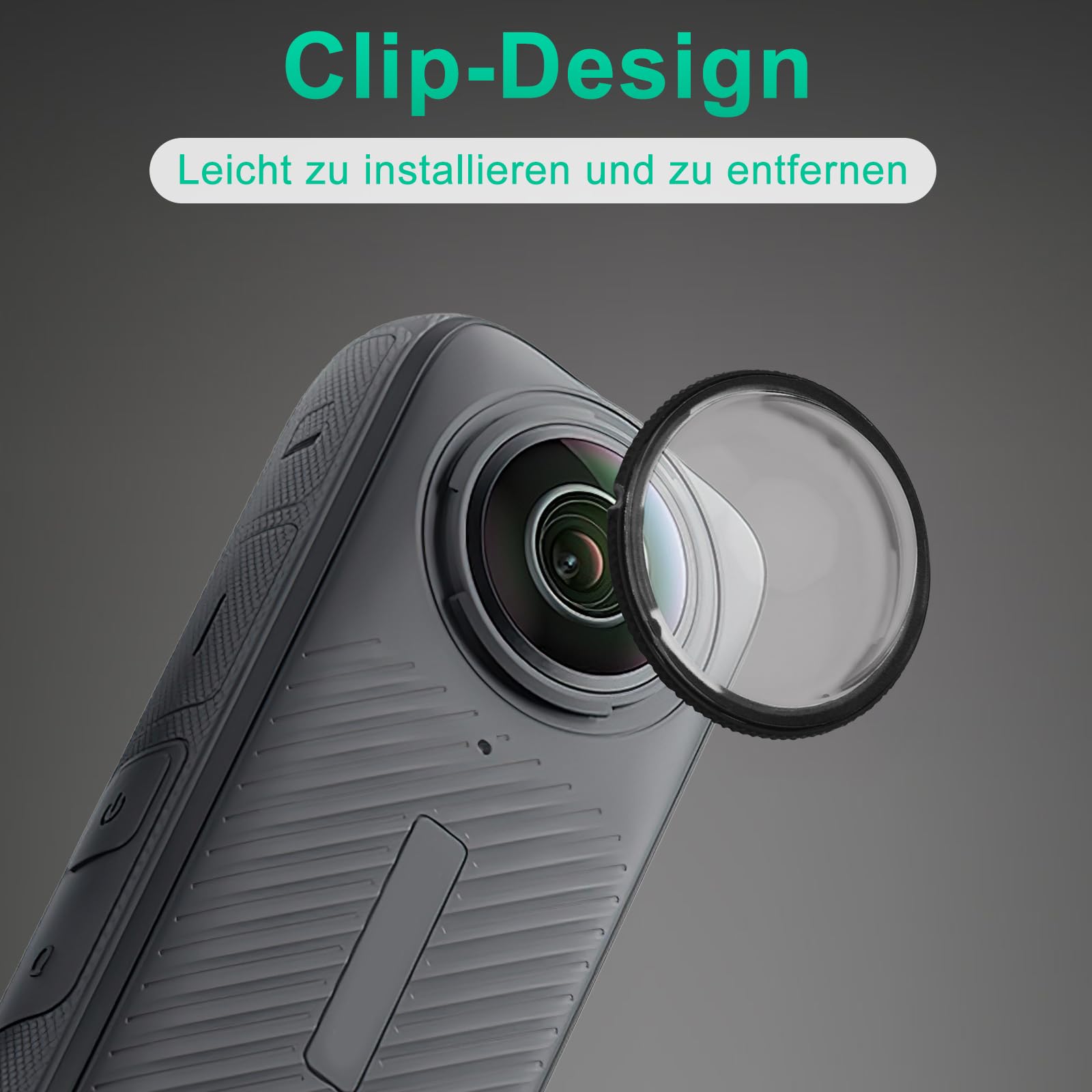 APOMOONS 2 Pezzi Custodia Protettiva Girevole per Obiettivo Protezione Lenti Standard Compatibile con Insta360 X4 - Copertura Perfetta E Resistente Ai Graffi con Panno di Pulizia