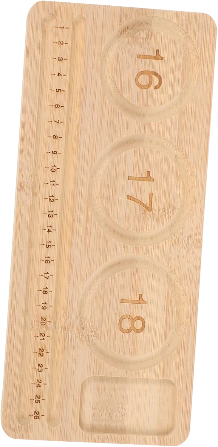 LIFKOME Jewelry Making Supplies Jewelry Design Board Wooden Bead Tray for Craft Beads Bracelet Making Tray