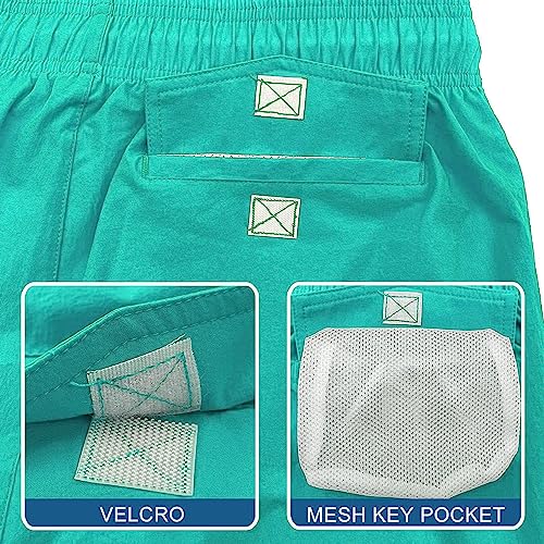 Image of HODOSPORTS Mens Swim Trunks 7 inch Quick-Dry Swim Shorts with Mesh Lining and Pockets