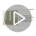 Image of Homestan Printed Door Curtains 9 Feet Long Set of 2, Parda 9 Feet Long with Grommet Design for Home Decor (9x4 Feet, Green)