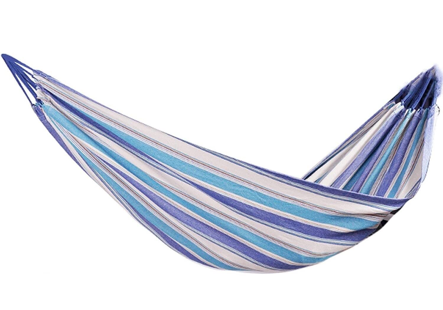 Amaca Campeggio Sedia A Dondolo In Tessuto Amaca Larga Tela Spessa Antiribaltamento Con Borsa Per Il Trasporto Per Campeggio Estivo Viaggi Escursioni Picnic Amaca Da Giardino(Color:Blue)