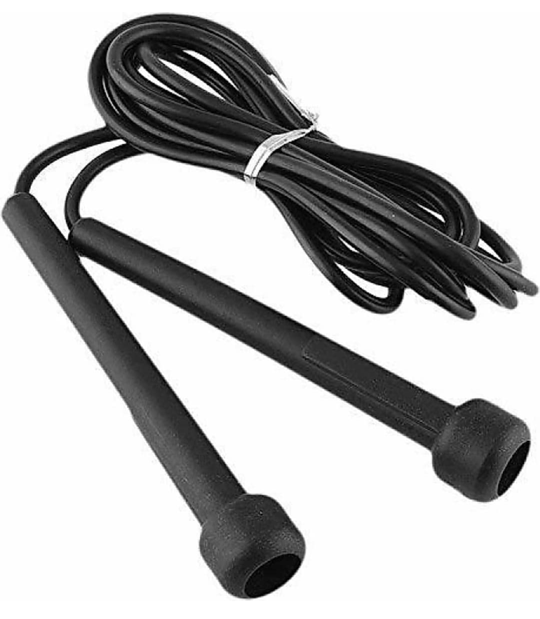 Game Of Life Sports Gym Wire Skipping Rope for Men, Women, Weight Loss, Exercise Training (with Length Adjustable) Colour -Black-image-40
