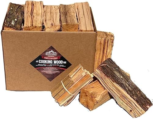 Miniatura 3 de Smoak Firewood leños de madera para cocción, certificados por la USDA, secados en horno