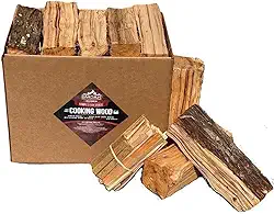 Smoak Firewood 30,48 cm de comprimento premium para cozinhar madeira e lenha – usado para grelhas, defumadores, fornos de pizza, fogueiras ou lareiras – forno seco certificado USDA (carvalho branco – 20,48 kg – 30,48 cm de madeira)