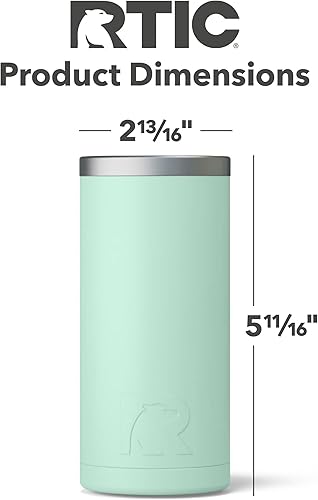 Miniatura 59 de RTIC Skinny - Enfriador de latas delgado, aislado, para cerveza, bebidas, refrescos, con tapa, metal de acero inoxidable, aislamiento de doble pared