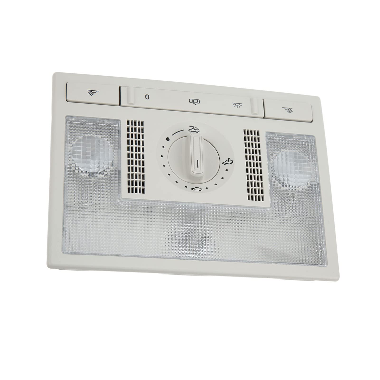 Akozón Luz de Lectura de Cúpula, Luz de Techo de Cúpula de Coche Gris 6Q0959613a para Seat Altea 2004+ para Seat Leon 4 2006-2013 para Seat Toledo 2005-2009