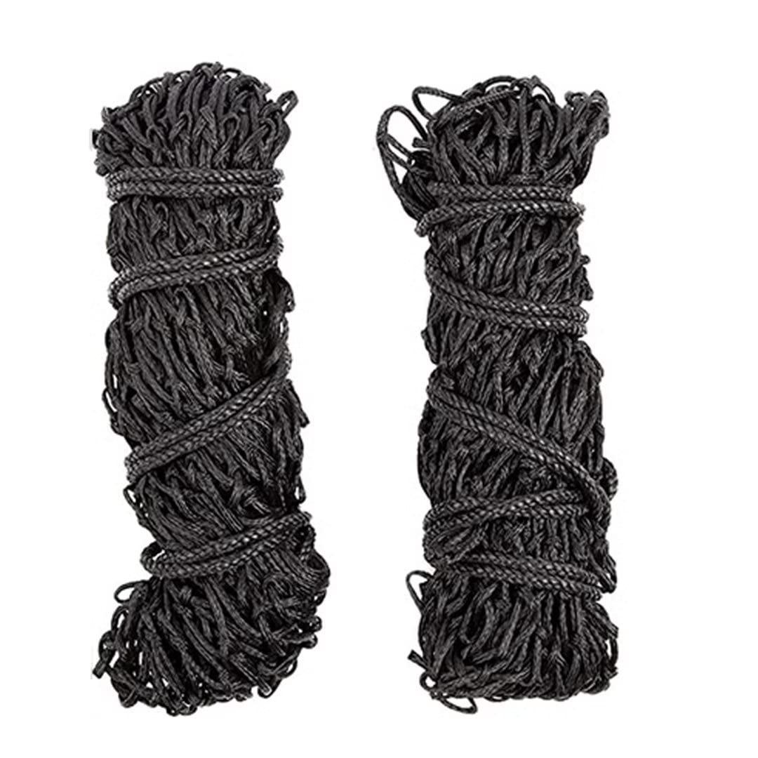 Slow Hay Feeder Hay Net, Freedom Hay Feeder for Horse, Goat,Cattle, 40" with 4" Mesh Holes,Full Day Feeding, Black 2 PCS