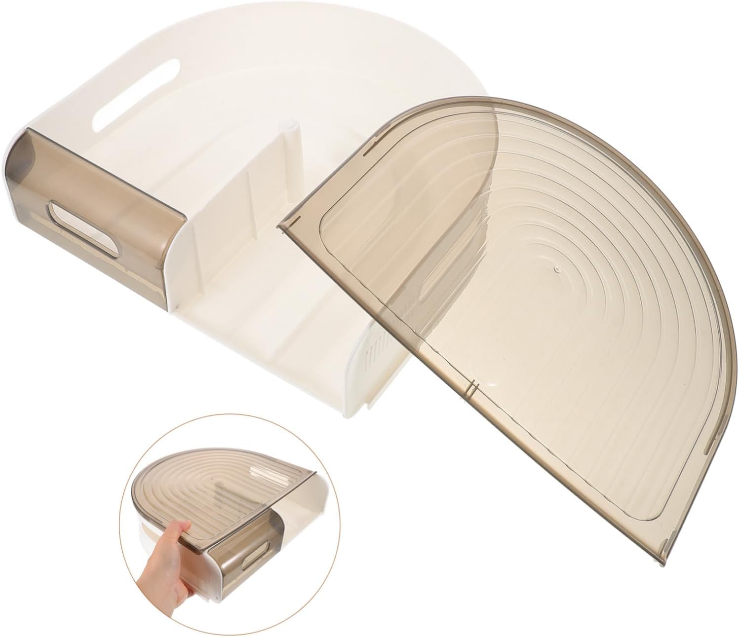 Refrigerator Holder Automatic Rolling Design Space-saving Storage Organizer for Fridge Practical Kitchen Essential for Home and Restaurant Use