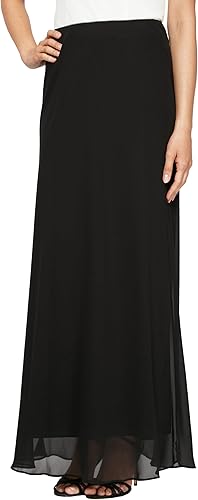 Alex Evenings - Falda larga para mujer Maxi (talla regular y pequeña)