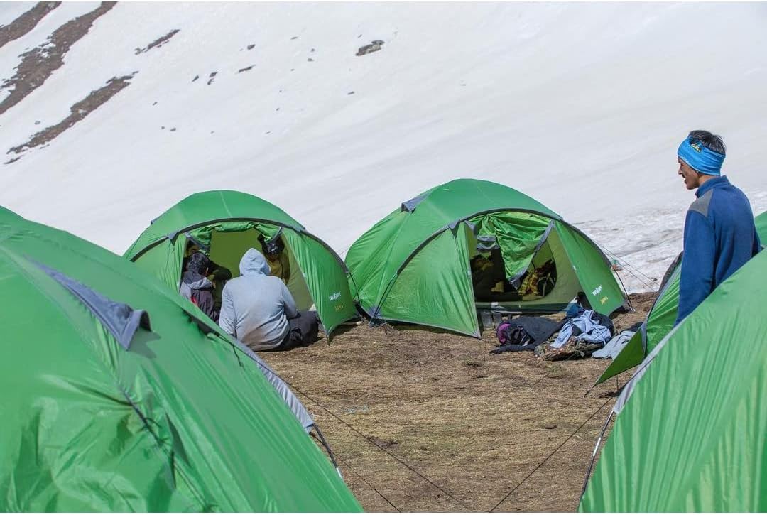 Jaqana 4 Camping Tent - for 4 Person (Green)