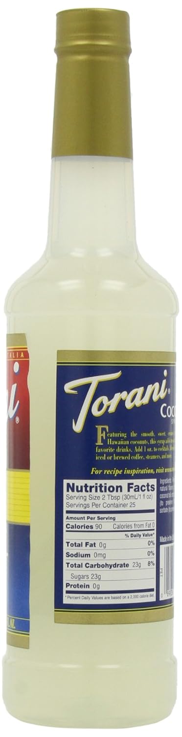 Torani Syrup, Coconut, 25.4-Ounce Bottles (Pack of 3)