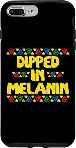 Miniatura 9 de iPhone 14 Pro Max Dipped In Melanin Kente African Pride Black History BHM Gift Case