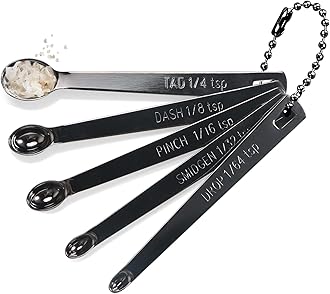 Gunmetal tiny spoons set