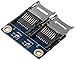 Sintech Dual Micro SDXC SDHC SD to Mini PCI-e Adapter Card with Half Bracket